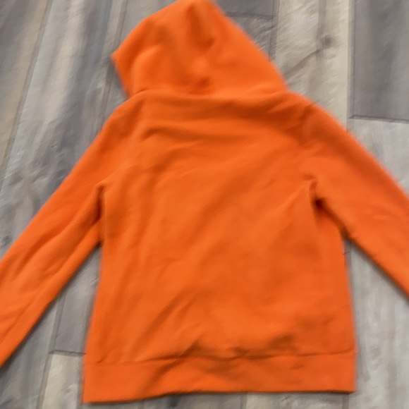 Orange Warm Fleece Moto Zip Jacket MEDIUM - Picture 9 of 11
